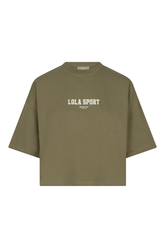 The Lola Club Stella Tee Sage Green