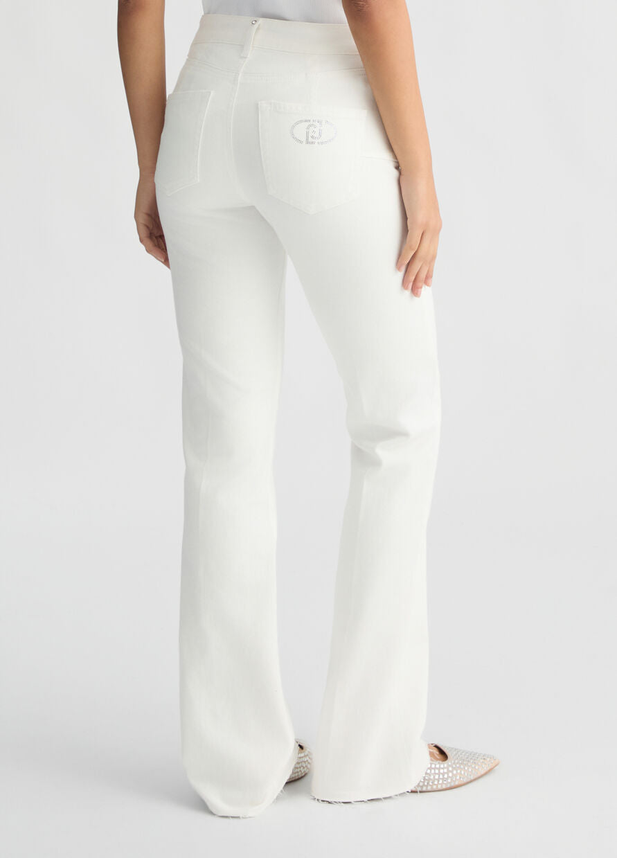Liu Jo White Bootcut Jeans