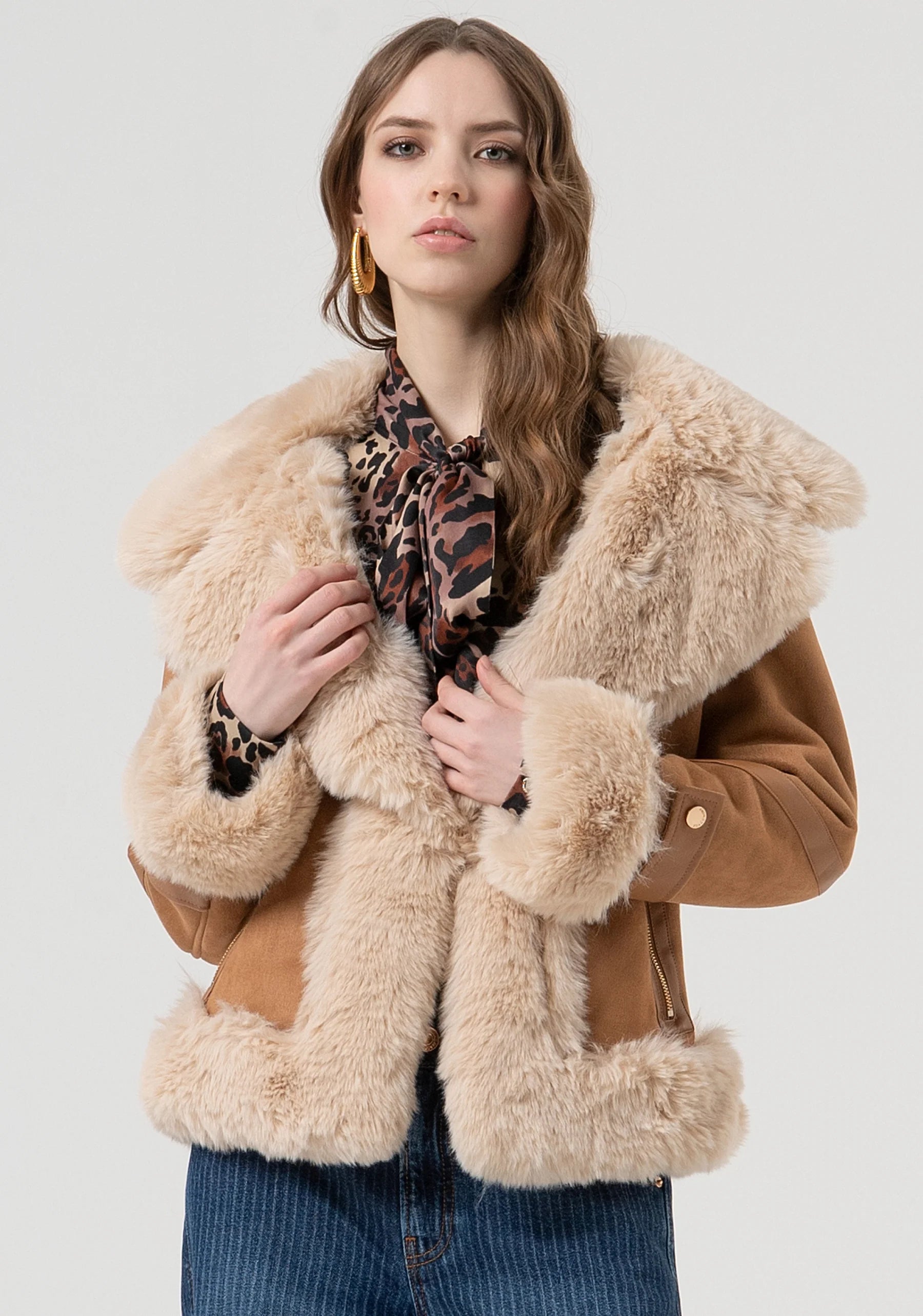 Fracomina Lammy Biker Jacket