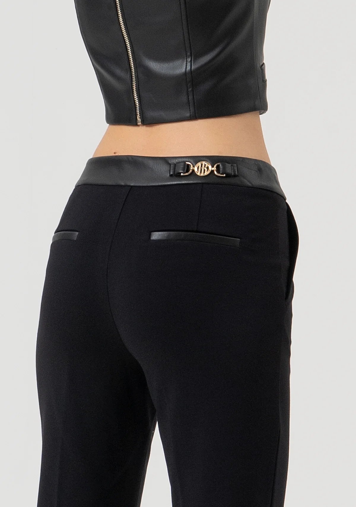 Fracomina Bootcut Pantalon Stretch Fabric