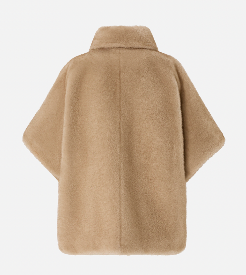 Pinko High Neck Cape Coat