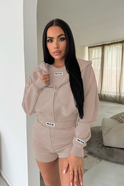 Unique The Label Molly Shorts Mocha