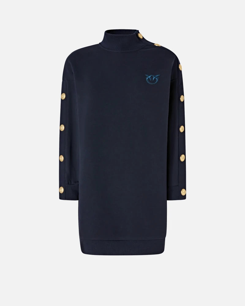 Pinko Maxi Sweater Navy Blue