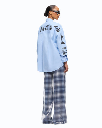 Pinko CLEMENTI Scenic Blue Blouse