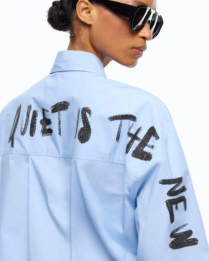 Pinko CLEMENTI Scenic Blue Blouse