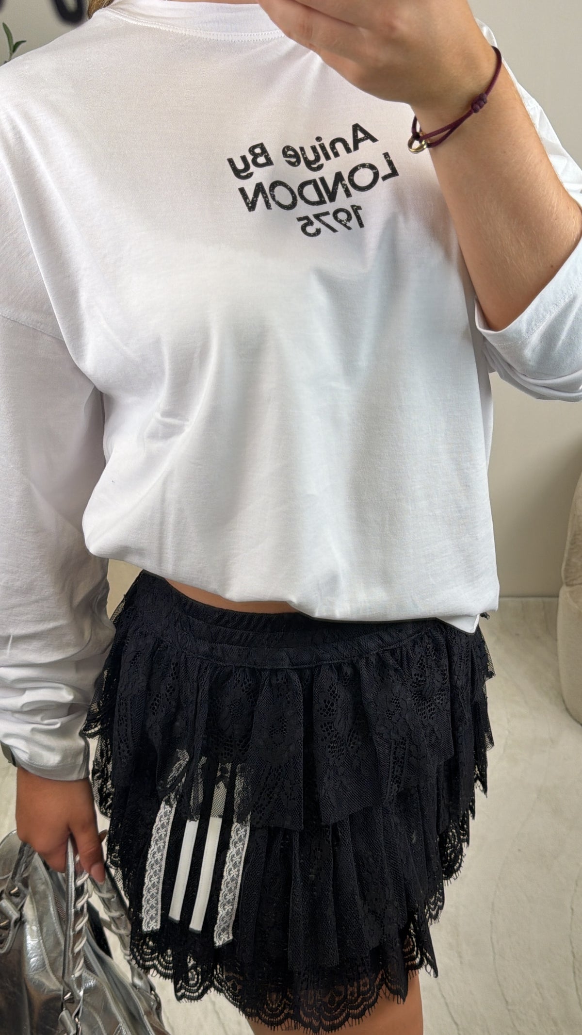 Aniye By Mini Lace Skirt