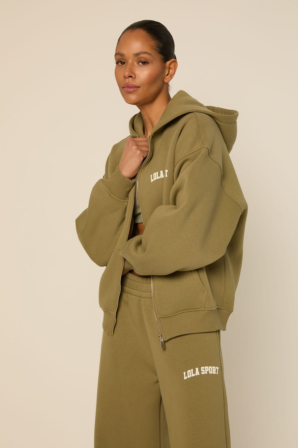 The Lola Club Stella Pants Sage Green