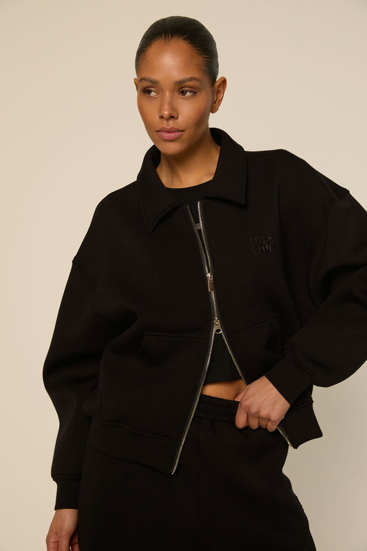 The Lola Club Leyla Zip Through – Black