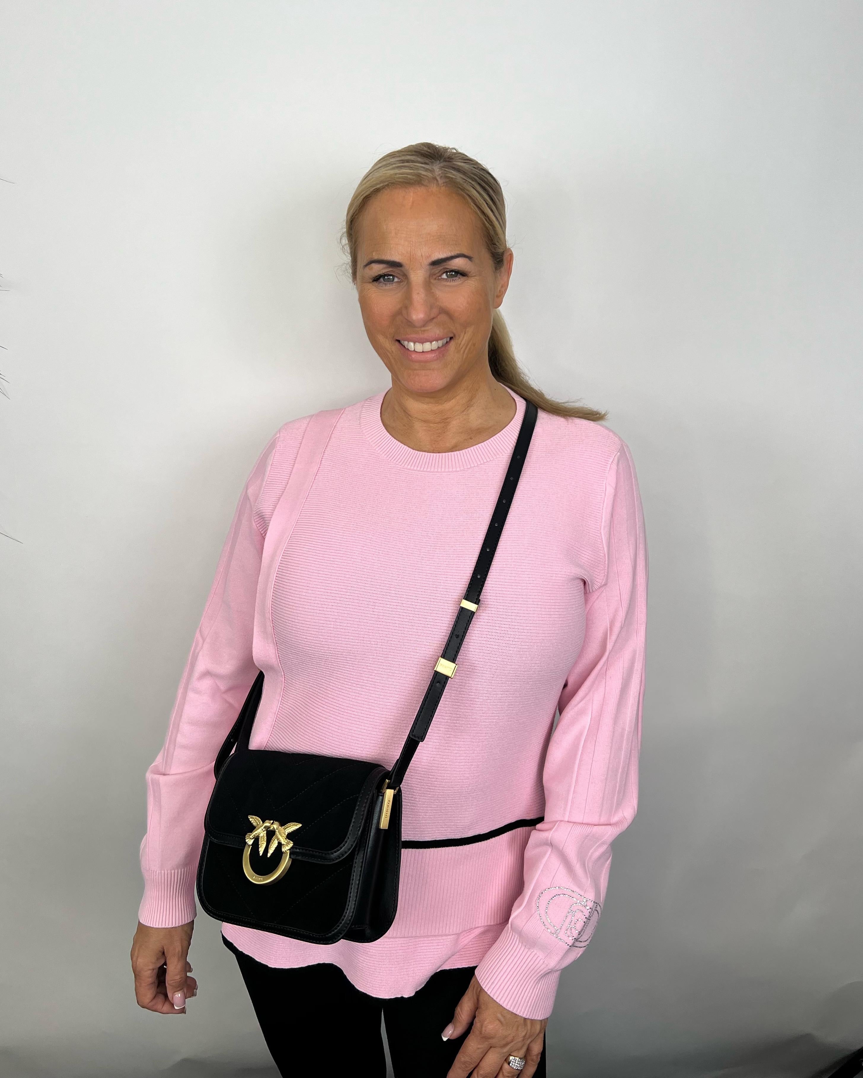 Liu Jo Sport  Asymmetrische Pink Trui