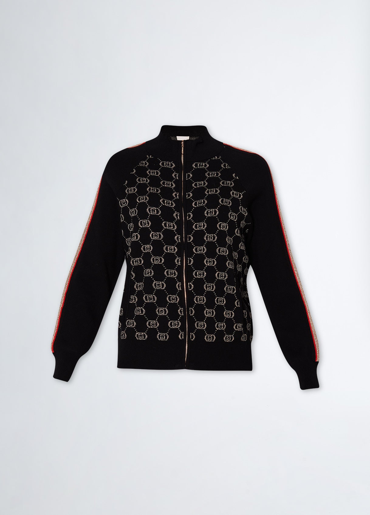 Liu Jo Cardigan Monogram Logo Black