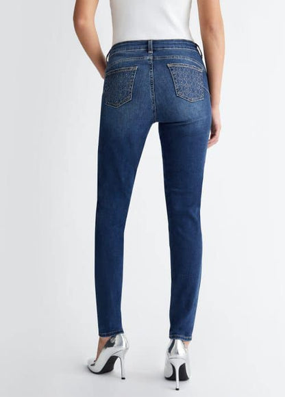 Liu Jo Bottom Up Blue Jeans Studs Zakken