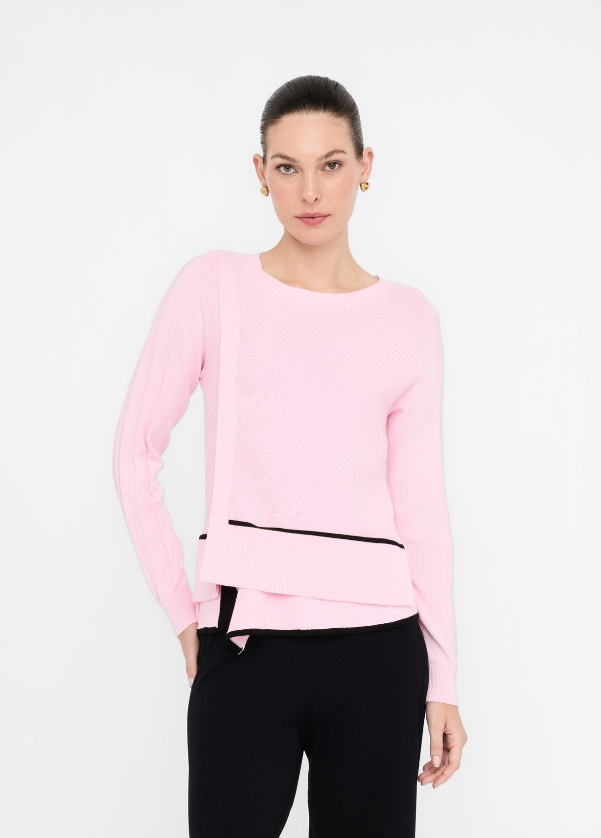 Liu Jo Sport  Asymmetrische Pink Trui