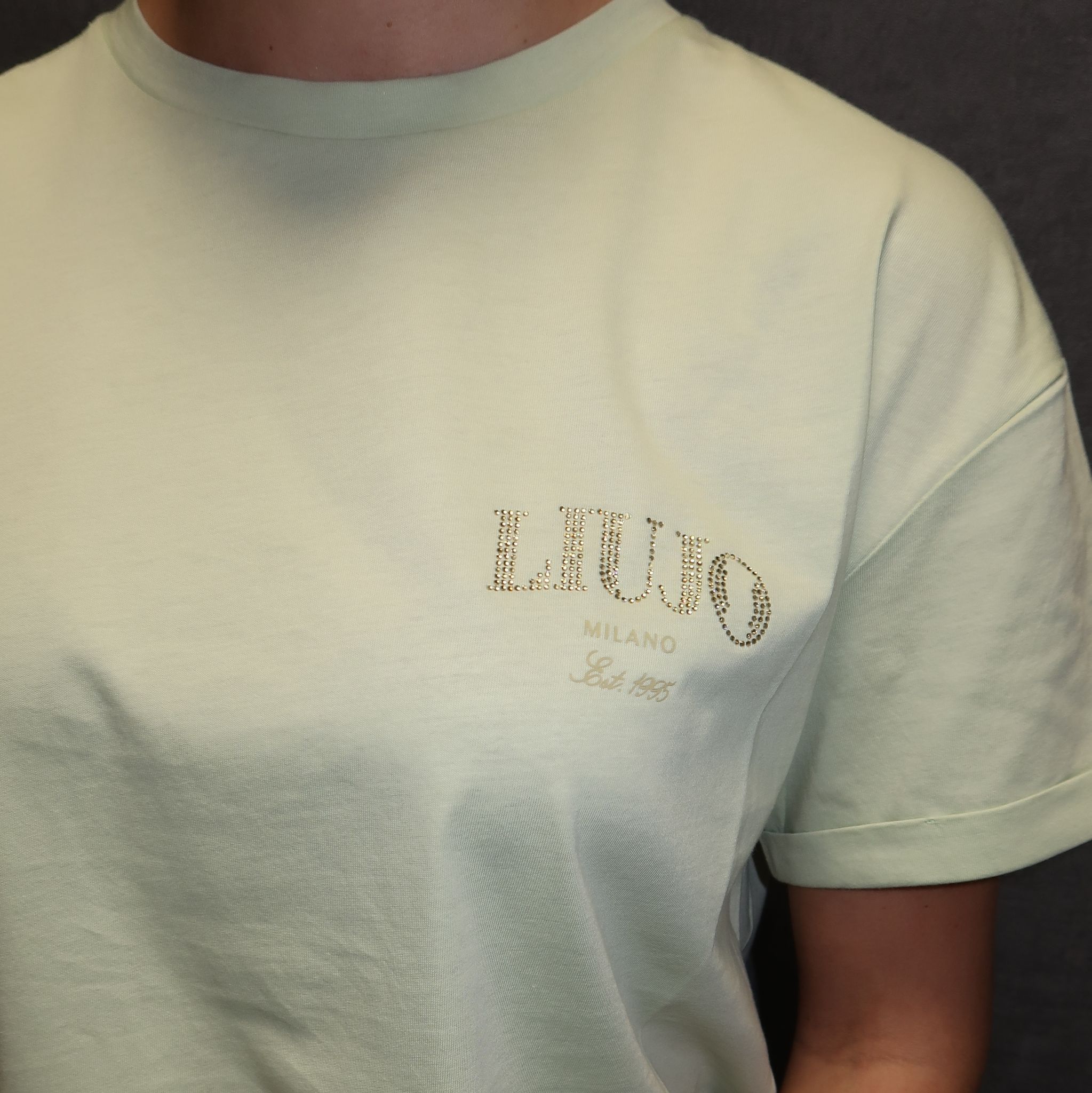 Liu Jo T-Shirt Logo Mintgroen