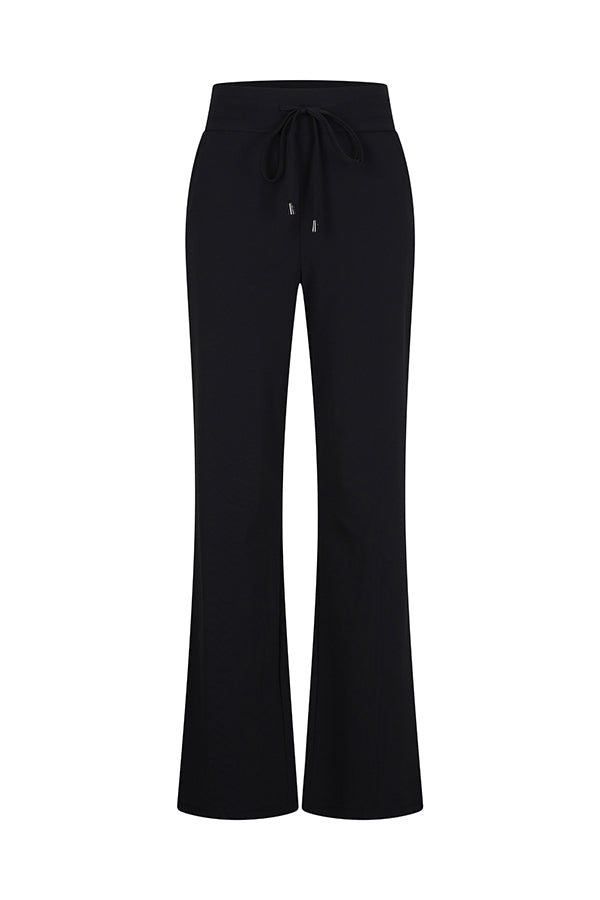 Mi Piace Travel Broek Straight Leg Zwart