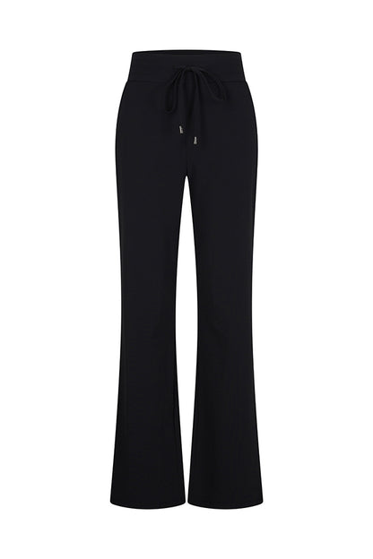 Mi Piace Travel Broek Straight Leg Zwart