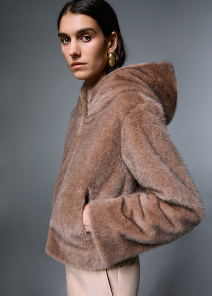 Liu Jo Reversible Fake Fur Jas