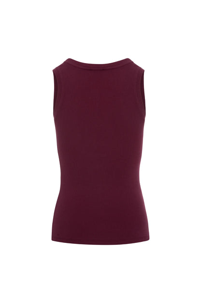 Fracomina Tank Top Burgundy