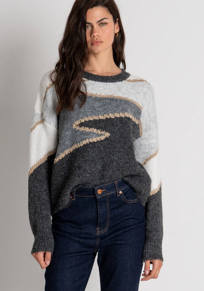 Fracomina Neckline Sweater Multicolor