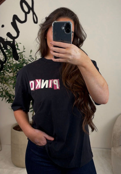 Pinko VENTINA Zwart T-shirt