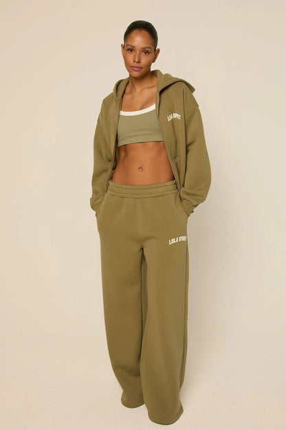 The Lola Club Stella Pants Sage Green