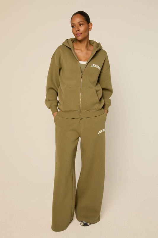 The Lola Club Stella Pants Sage Green
