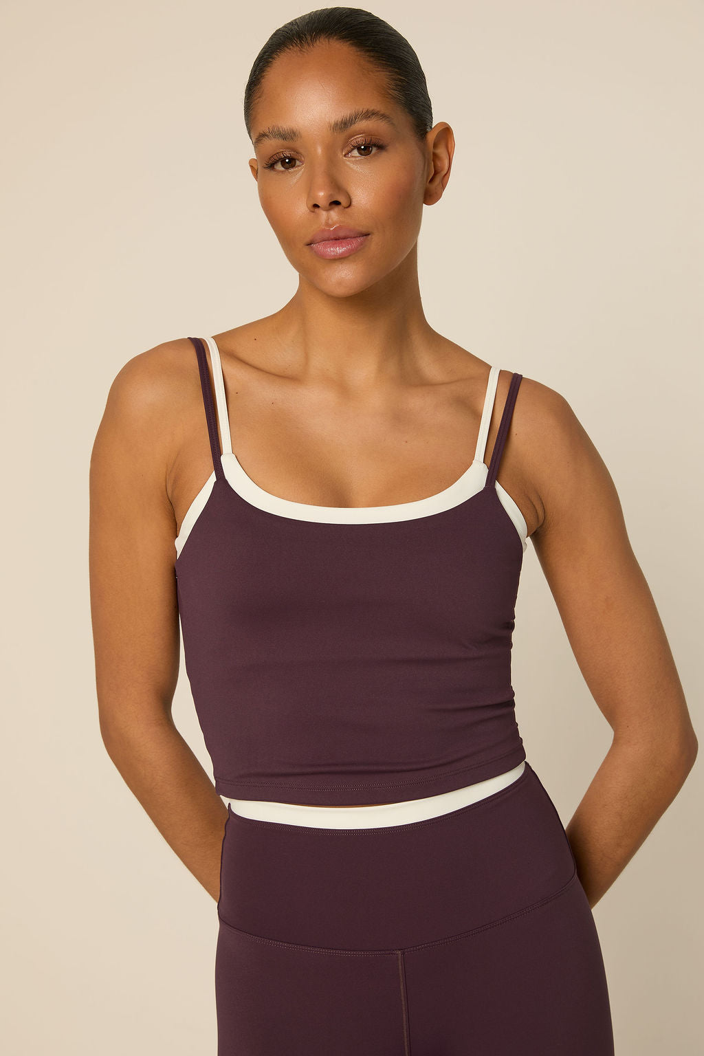 The Lola Club  Bruna Top | Mulberry Wine