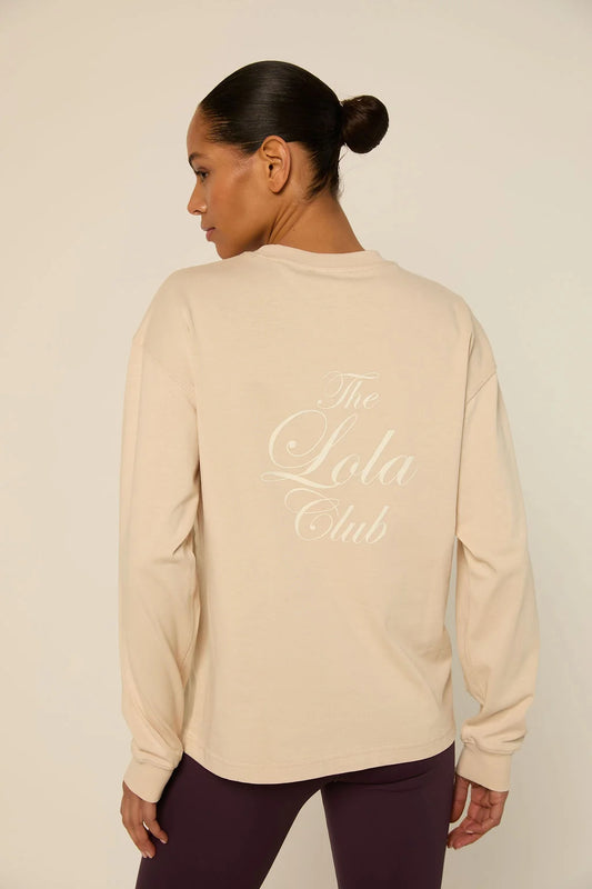 The Lola Club Yara Longsleeve Oatmilk