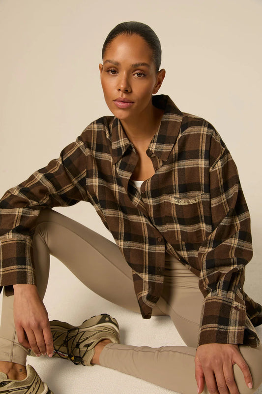 The Lola Club Anne Shirt | Espresso