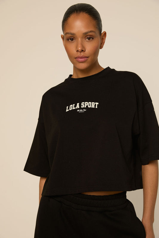The Lola Club Stella Tee Black