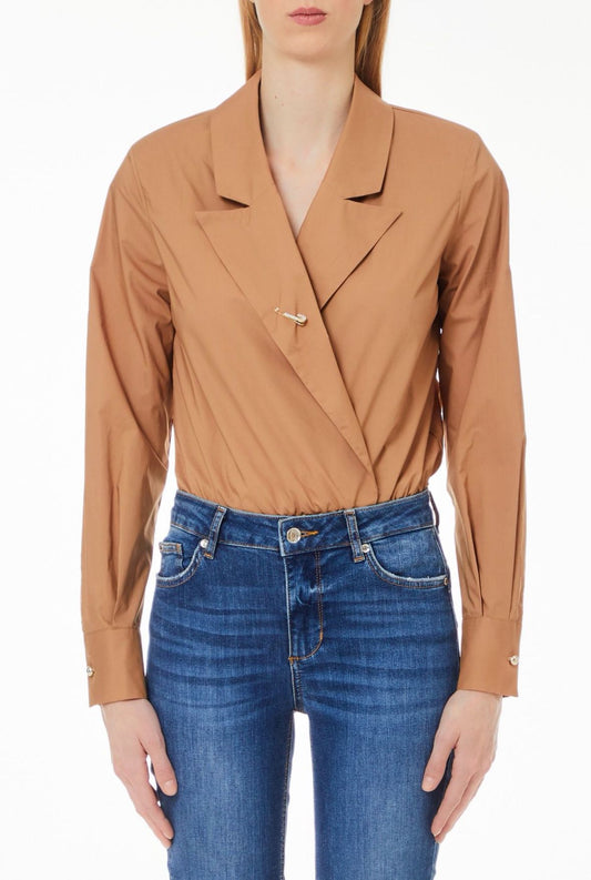 Liu Jo Blouse Body in Camel