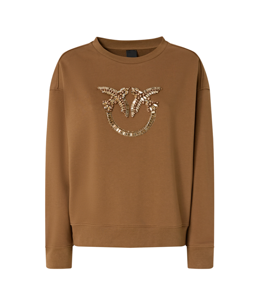 Pinko Nelly Sweater in Coffee Brown