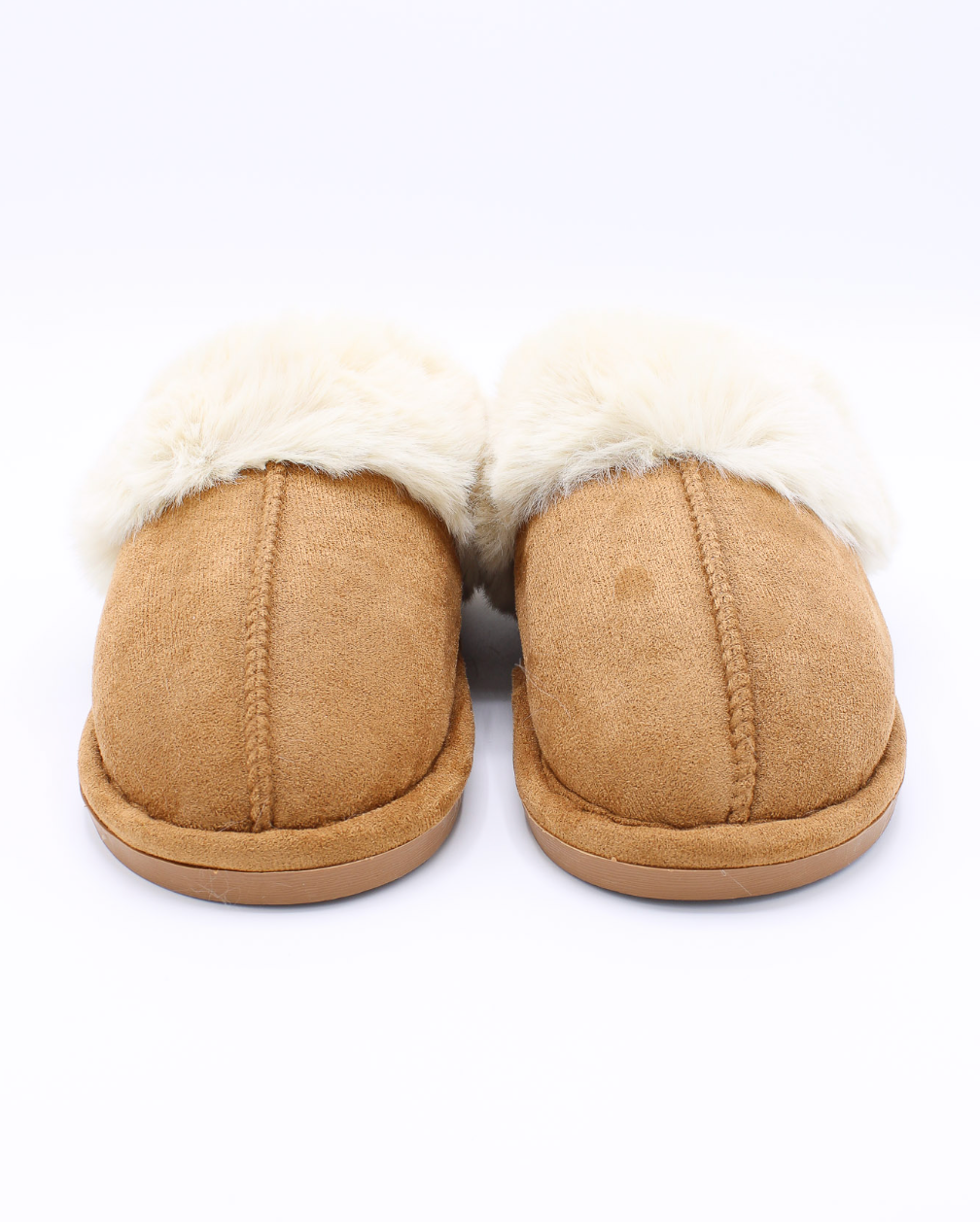Classic Faux Fur Pantoffels Camel