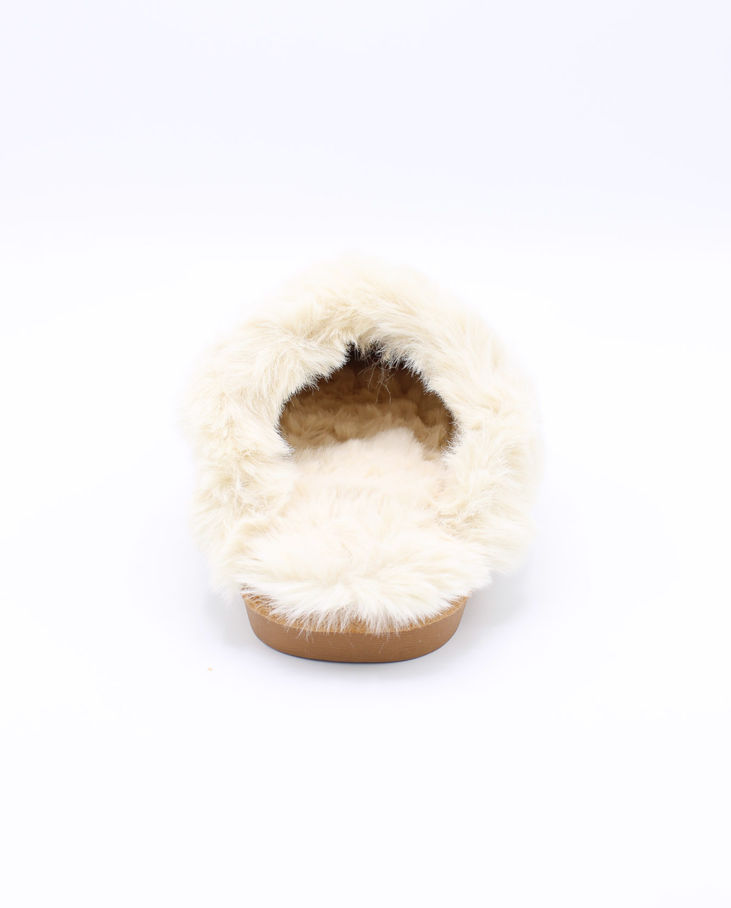 Classic Faux Fur Pantoffels Camel