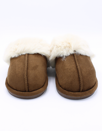 Classic Faux Fur Pantoffels Classic Coffee