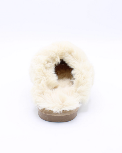 Classic Faux Fur Pantoffels Classic Taupe