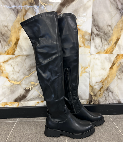 Must-Have Overknee Boots Black