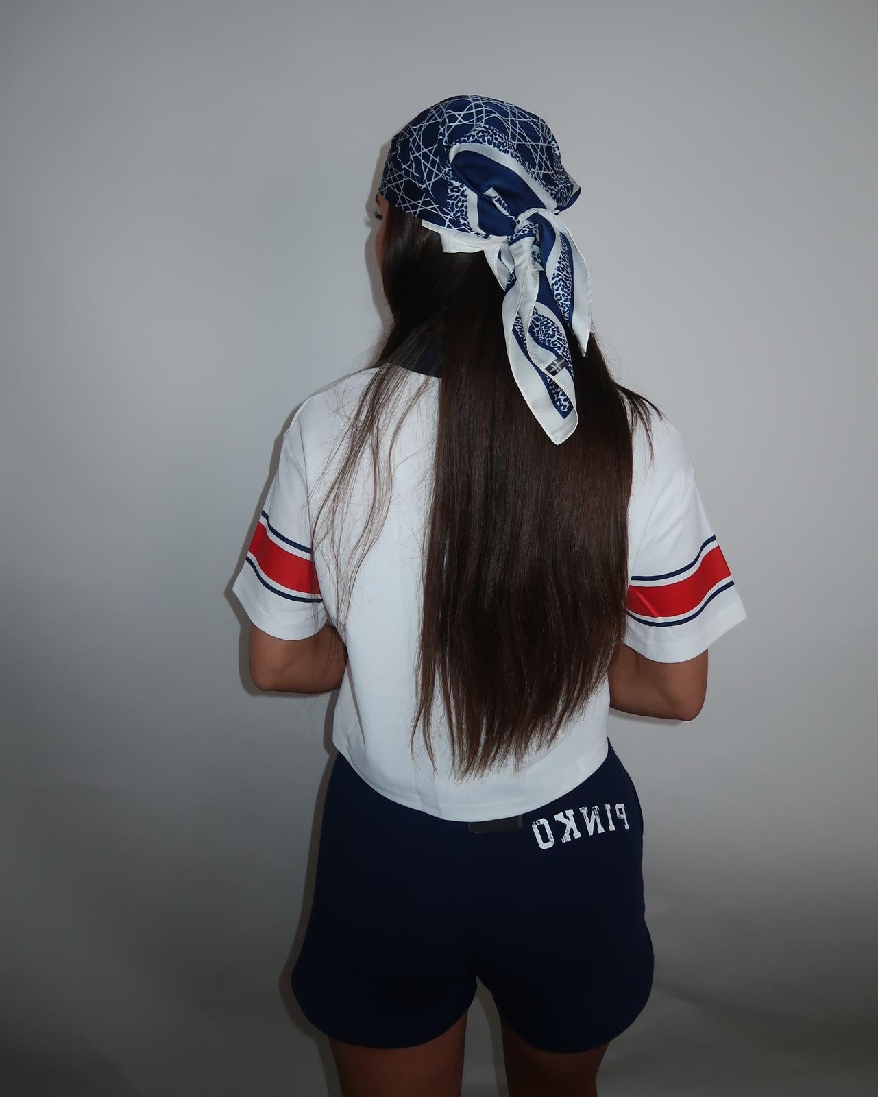 College Polo White