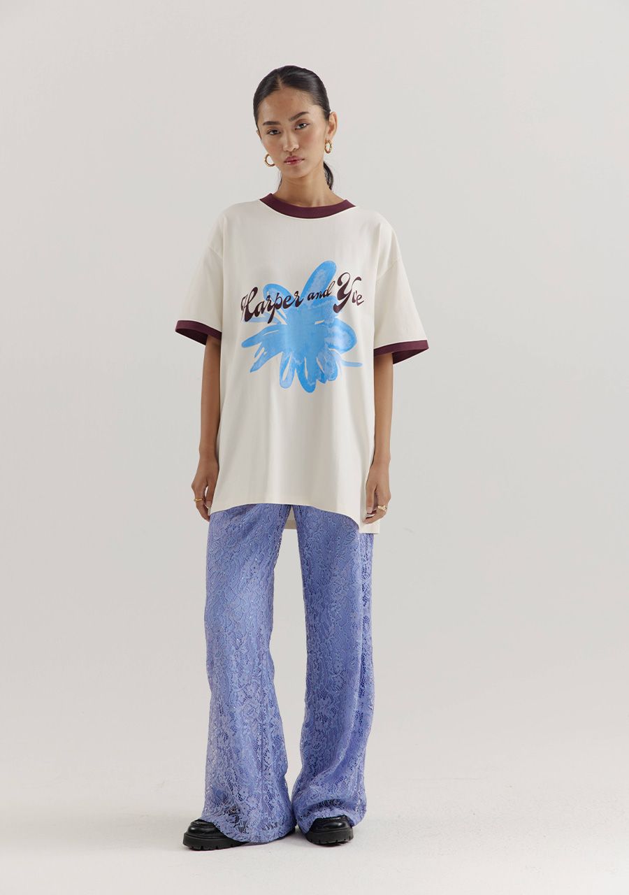 HARPER & YVE T-SHIRT FLOWER DW25Y302