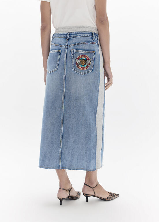 Lola Casademunt Denim & Jersey Rok