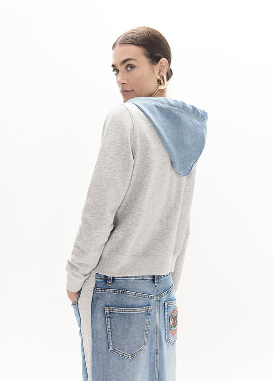 Lola Casademunt Hooded Vest met Patches