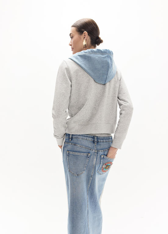 Lola Casademunt Hooded Vest met Patches