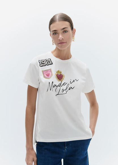 Lola Casademunt T-Shirt met Patches