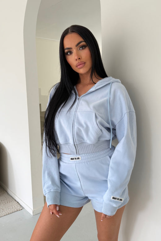 Unique The Label Molly Shorts Sky Blue